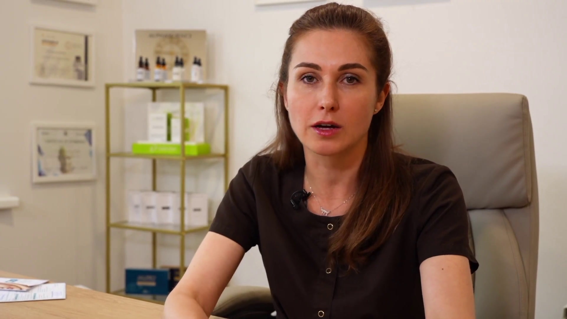 Dr.med. Olga Zaikovska RDG Clinic konsultāciju kabinetā